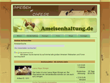 Tablet Screenshot of ameisenhaltung.de
